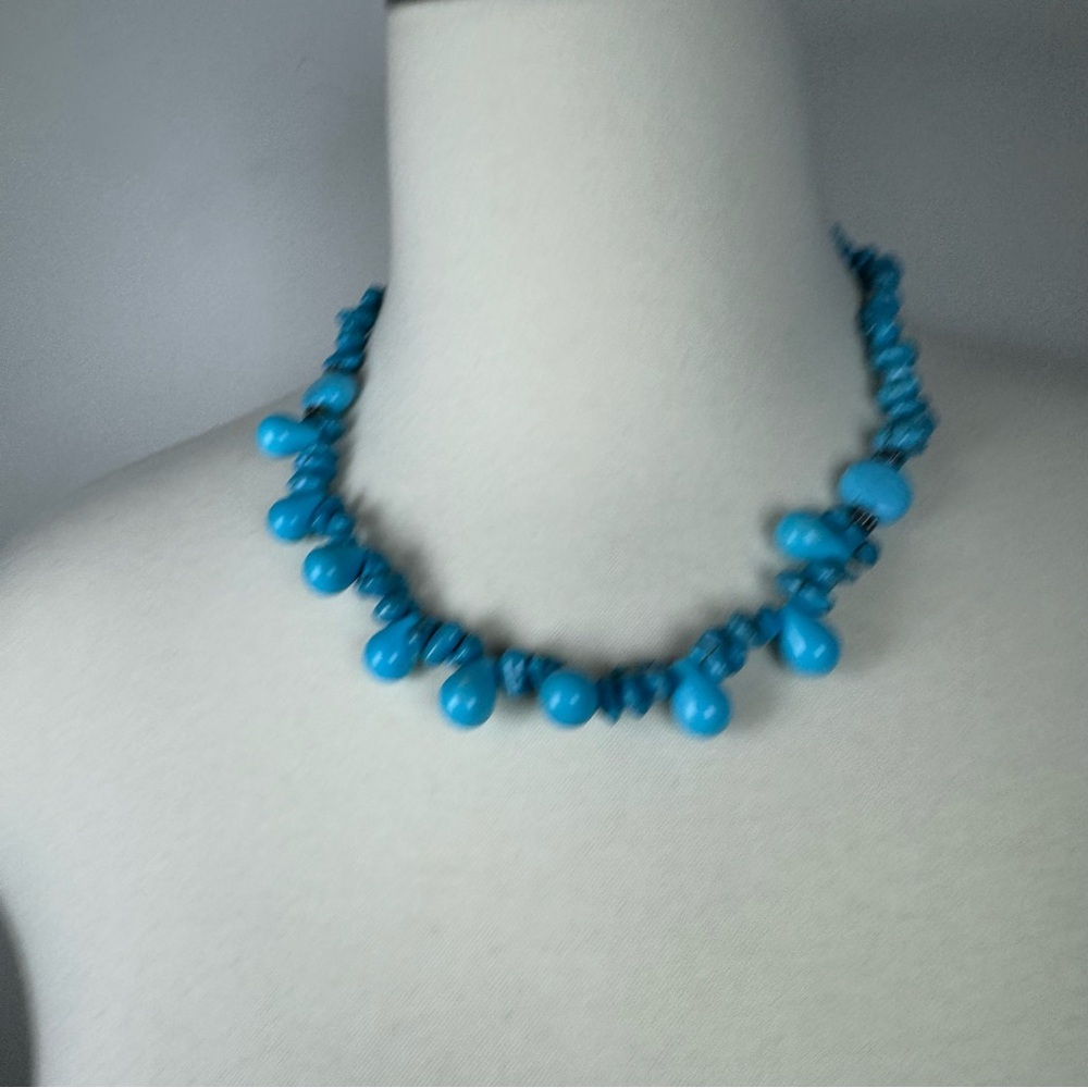 Blue Beaded Necklace